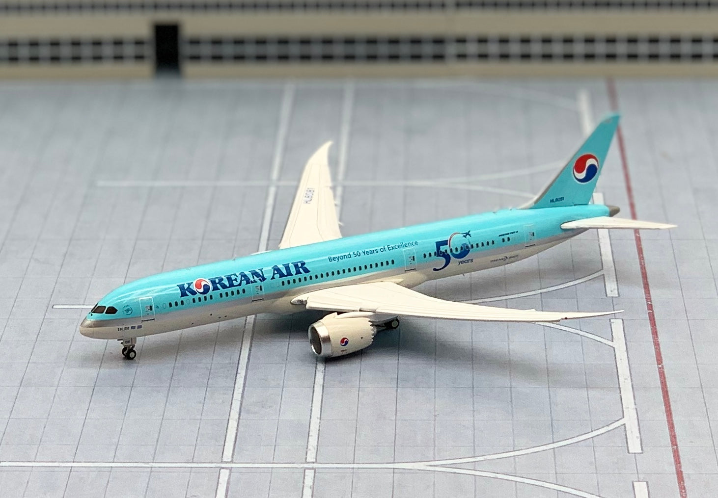 JC Wings 1:400 Korean Air HL8081 Boeing 787-9 - Bedfordshire