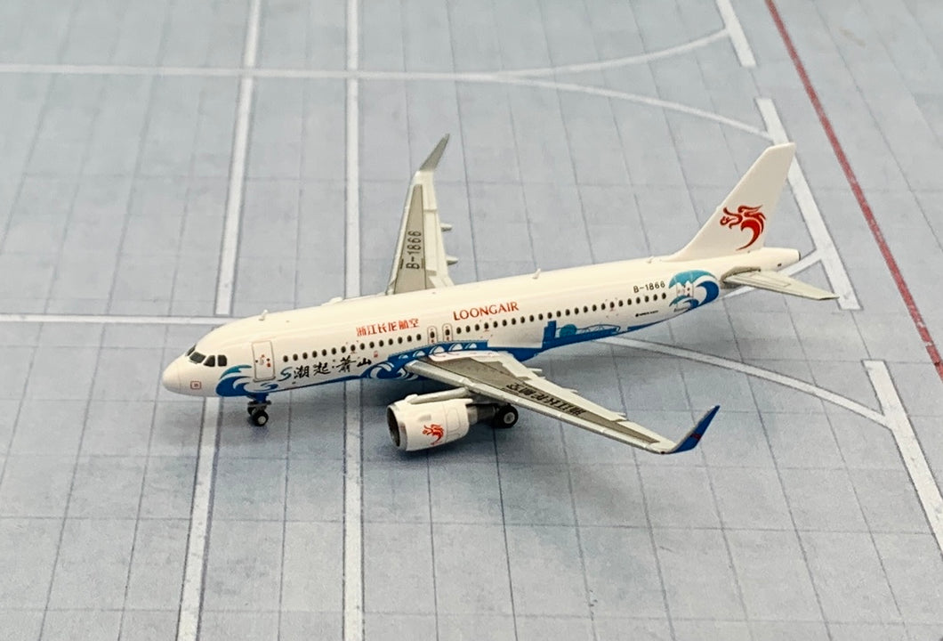 JC Wings 1/400 Zhejiang Loong Airlines Airbus A320 B-1866