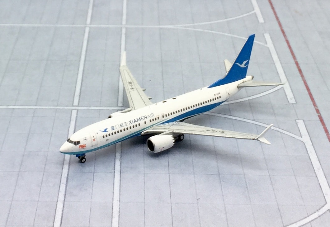 JC Wings 1/400 Xiamen Air Boeing 737-8 Max B-1136 2000th diecast metal miniature