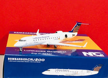 Load image into Gallery viewer, NG model 1/200 Lufthansa Regional Bombardier CRJ-200 D-ACRM metal miniature
