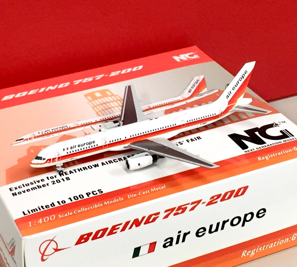 NG model 1/400 Air Europe Boeing 757-200 G-BNSE Italy 53073