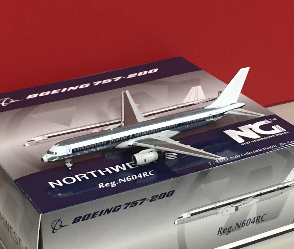 NG models 1/400 Northwest Airlines Boeing 757-200 N604RC