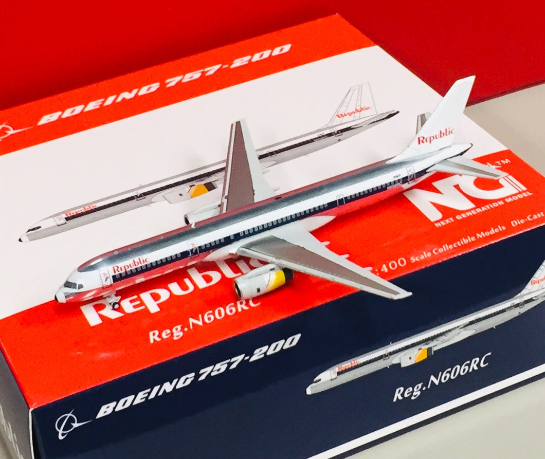 NG model 1/400 Republic Airways Boeing 757-200 N606RC 53037