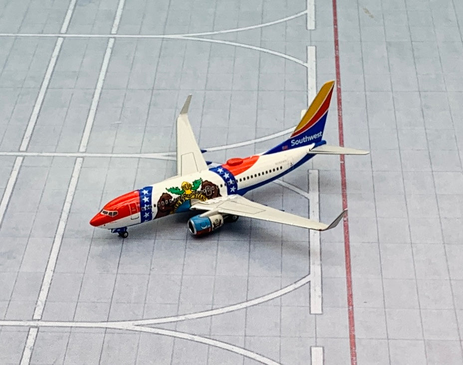 NG model 1/400 Southwest Airlines Boeing 737-700 N280WN Missouri One 77015