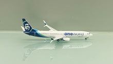 Load image into Gallery viewer, Gemini Jets 1/400 Alaska Airlines Boeing 737-900ER N487AS oneworld
