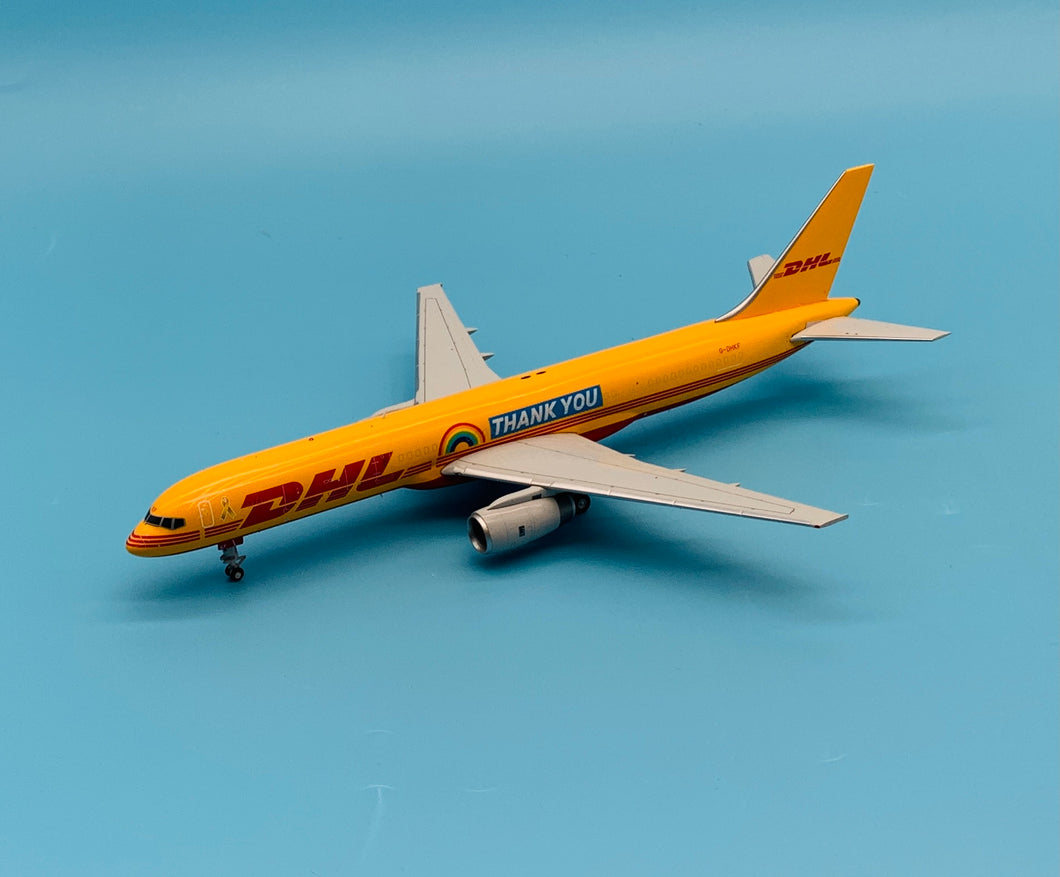 JC Wings 1/200 DHL Air Boeing 757-200(PCF) THANK YOU Livery  G-DHKF
