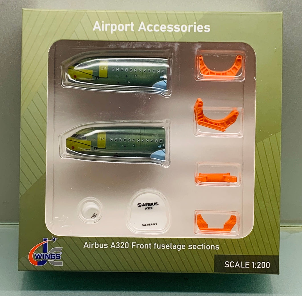 JC Wings 1/200 Airport Accessories Airbus A320 Front Fuselage Sections Set