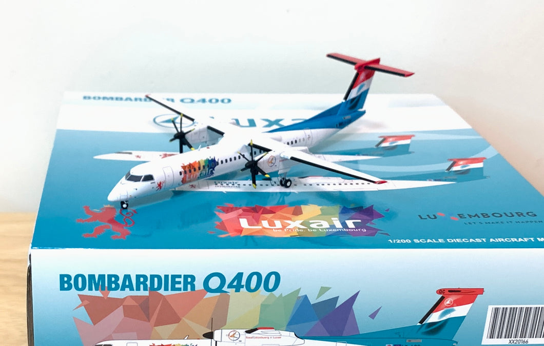 JC Wings 1/200 Luxair Bombardier Dash 8 Q400 LX-LQC 