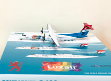 Load image into Gallery viewer, JC Wings 1/200 Luxair Bombardier Dash 8 Q400 LX-LQC &quot;be Pride, be Luxembourg&quot;
