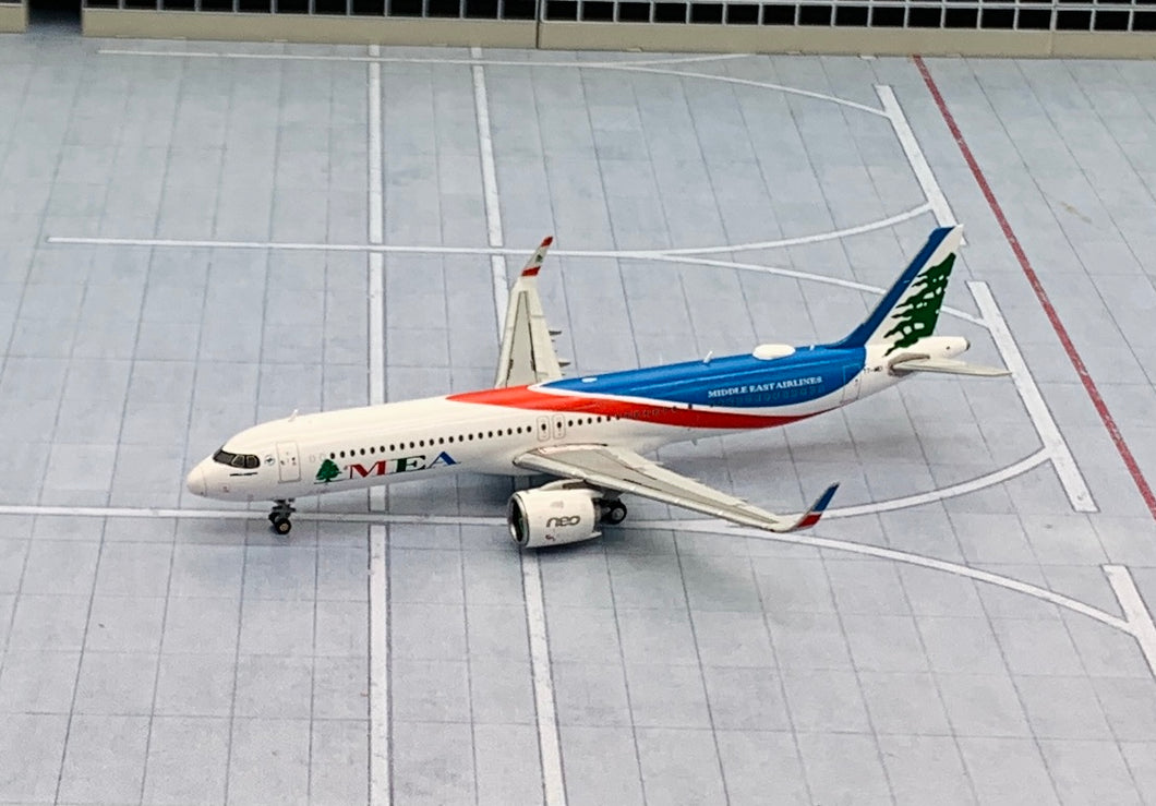 JC Wings 1/400 MEA Middle East Airlines Airbus A321neo T7-ME1 XX4465