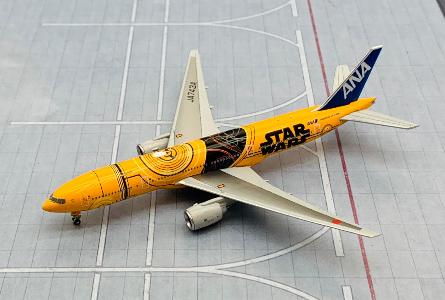 全国無料得価C-3PO ANA JET B777-200ER JA743A 1/200 全日空商事 民間航空機