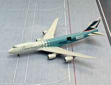 Load image into Gallery viewer, JC Wings 1/400 Cathay Pacific Cargo Boeing 747-8F B-LJA interactive series

