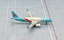 Load image into Gallery viewer, JC Wings 1/400 Loongair Airbus A320 &quot;50th A320 for Loongair&quot; B-30FV
