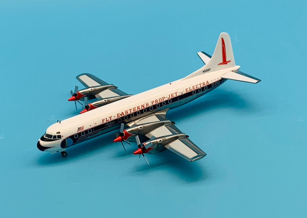 Gemini Jets 1/200 Eastern Air Lines Lockheed L-188A Electra N5507 “Golden Falcon Prop-Jet”