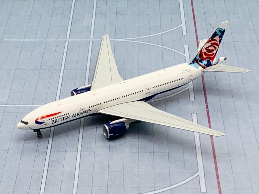NG models 1/400 British Airways Boeing 777-200ER G-VIIS Chelsea Rose