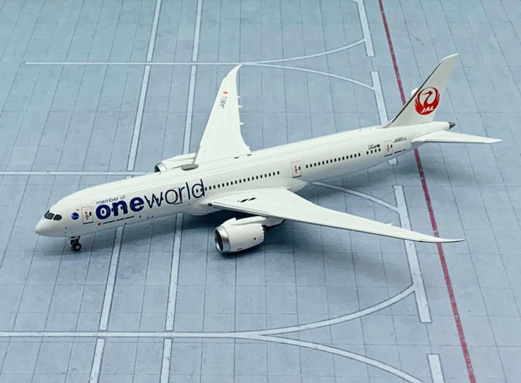 NG models 1/400 Japan Airlines JAL Boeing 787-9 JA861J oneworld 55083