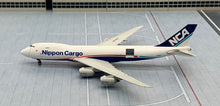 Load image into Gallery viewer, Gemini Jets 1/400 Nippon Cargo Airilnes (NCA) Boeing 747-8F JA14KZ Interactive Series
