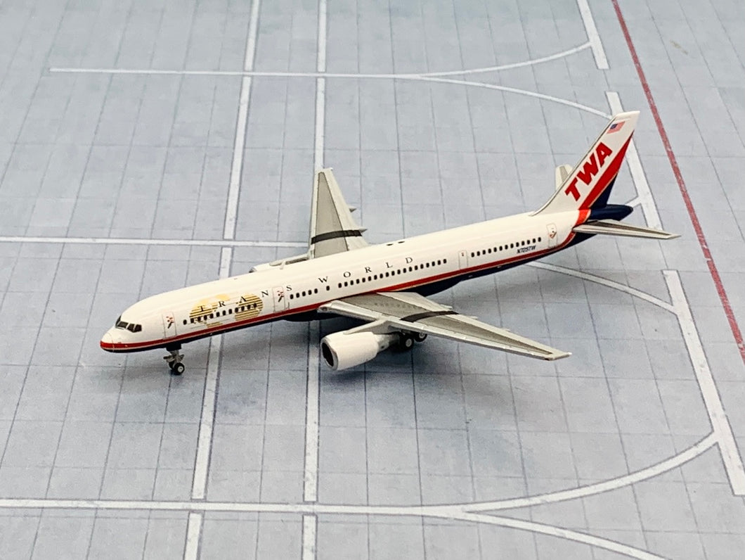 Gemini Jets 1/400 Trans World Airlines TWA Boeing 757-200 N725TW