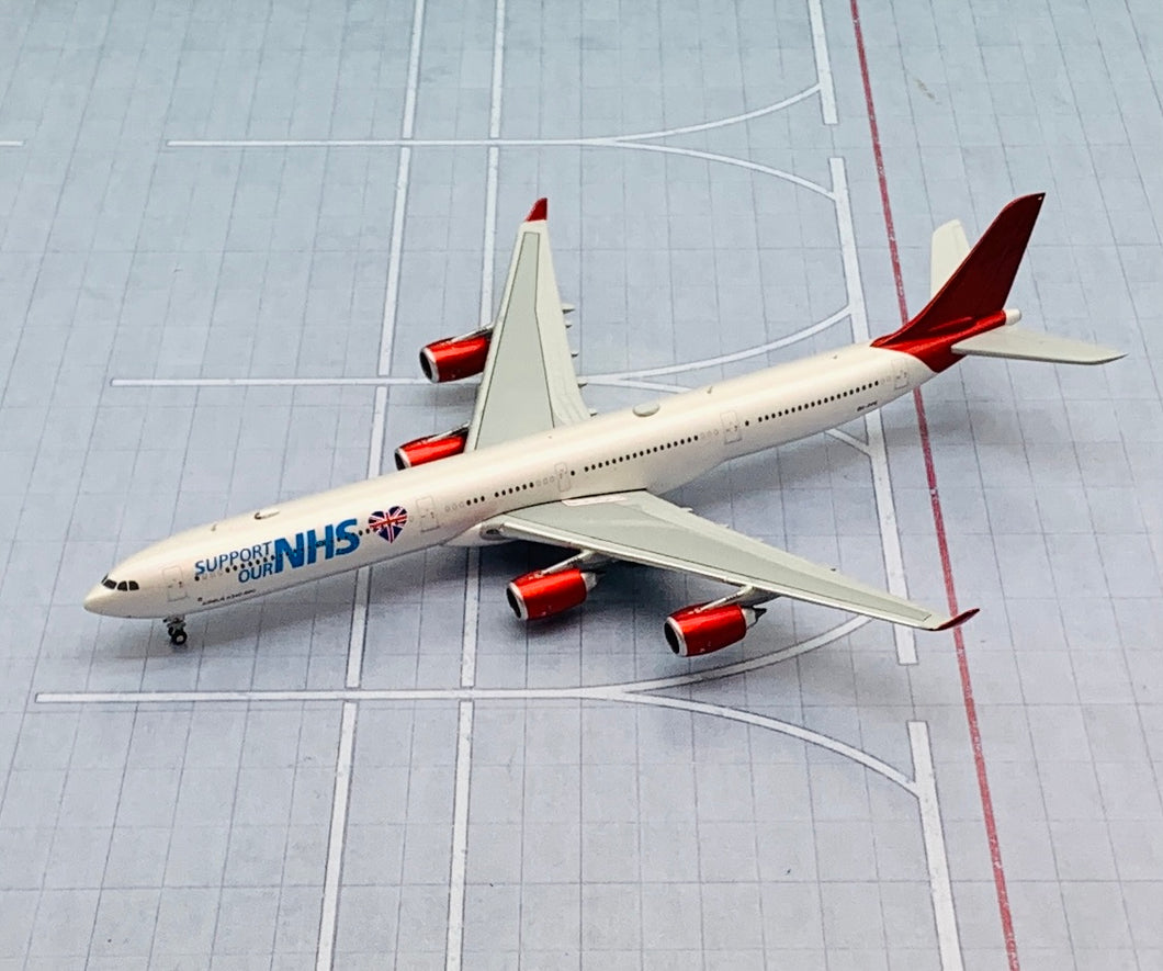 JC Wings 1/400 Maleth Aero Airbus A340-600 9H-PPE Thank you NHS