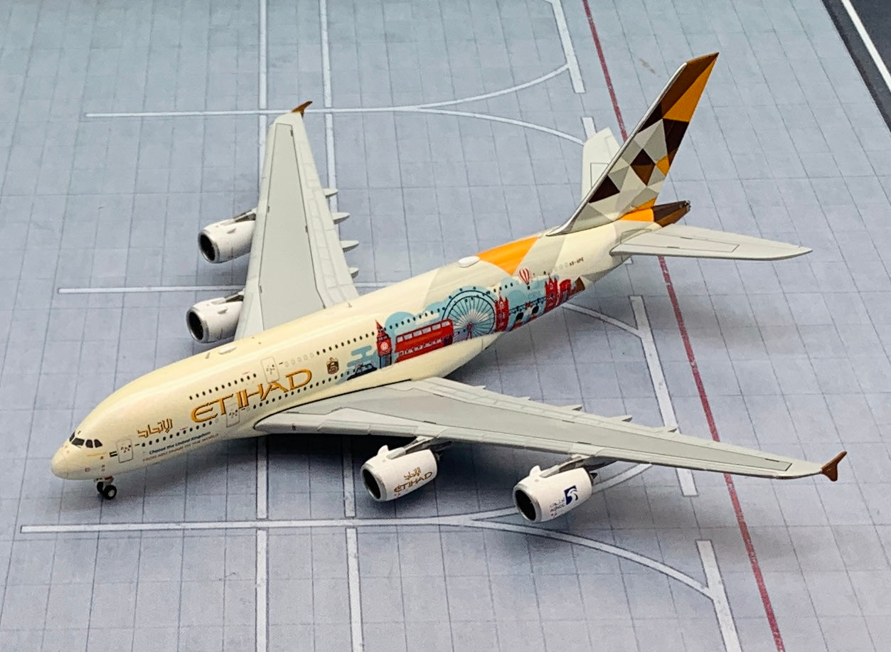 [値下げ]ETIHAD航空 AIRBUS A380  1/400 1/400 A380 Etihad Airways – Cyber Hobby