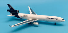 Load image into Gallery viewer, JC Wings 1/200 Lufthansa Cargo McDonnell Douglas MD-11F D-ALCC
