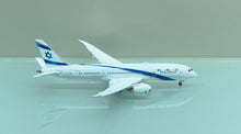 Load image into Gallery viewer, JC Wings 1/400 El Al Israel Boeing 787-8 4X-ERB flaps down
