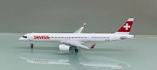 Load image into Gallery viewer, JC Wings 1/400 Swiss International Airbus A321NEO HB-JPA
