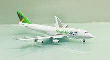 Load image into Gallery viewer, JC Wings 1/400 ACT Airlines Boeing 747-400 BDSF TC-ACG flaps down
