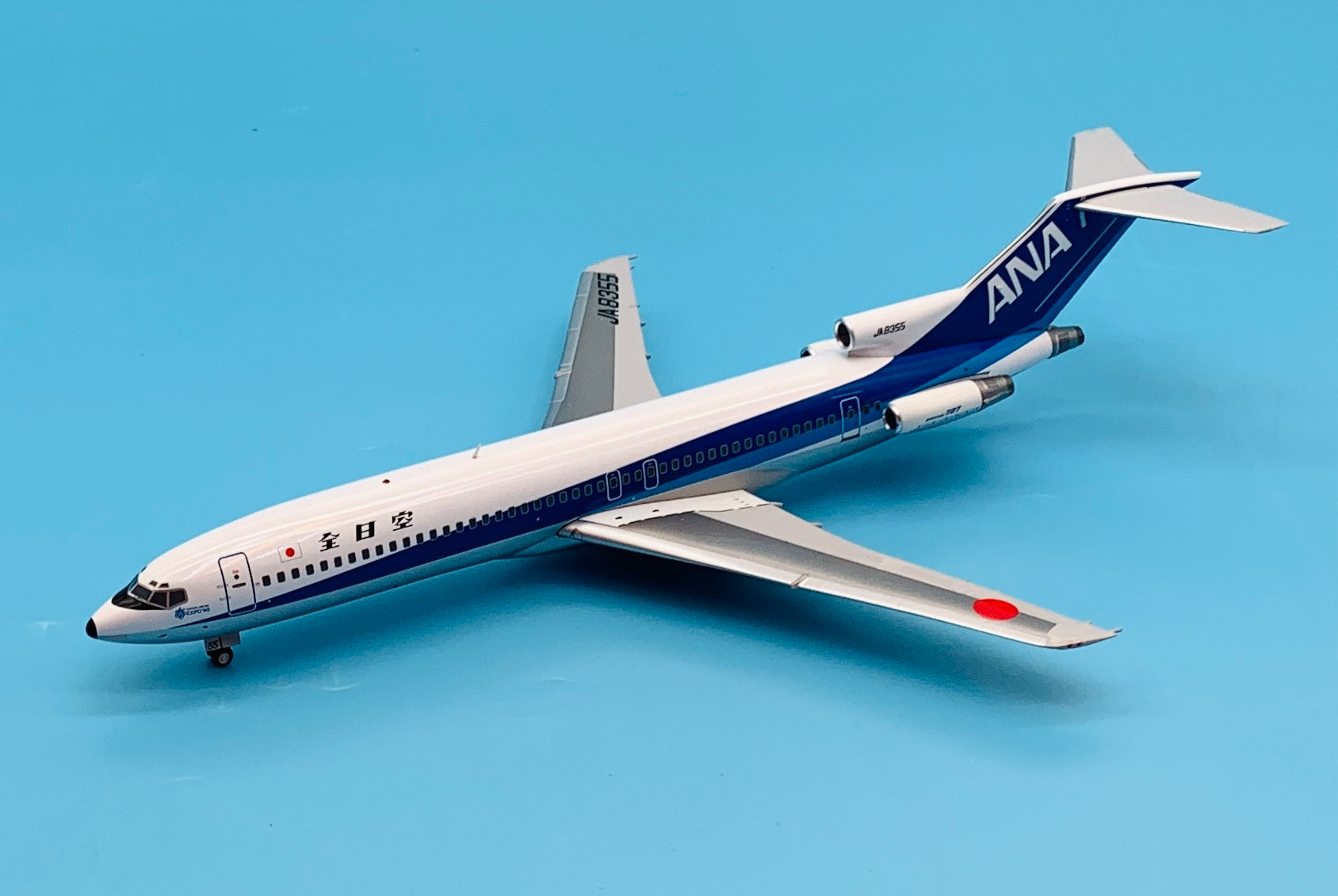 JC Wings 1/200 ANA All Nippon Airways Boeing 727-200 Expo JA8355