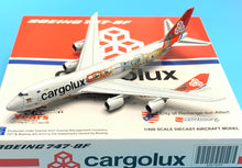 Load image into Gallery viewer, JC Wings 1/400 Cargolux Boeing 747-8F Cutaway Livery &quot;Interactive Series&quot; LX-VCM
