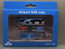 Load image into Gallery viewer, JC Wings 1/200 KLM GSE airport ground vehicle set xx2023
