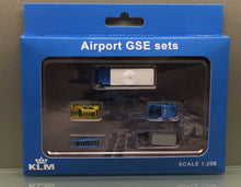 Load image into Gallery viewer, JC Wings 1/200 KLM GSE airport ground vehicle set xx2024
