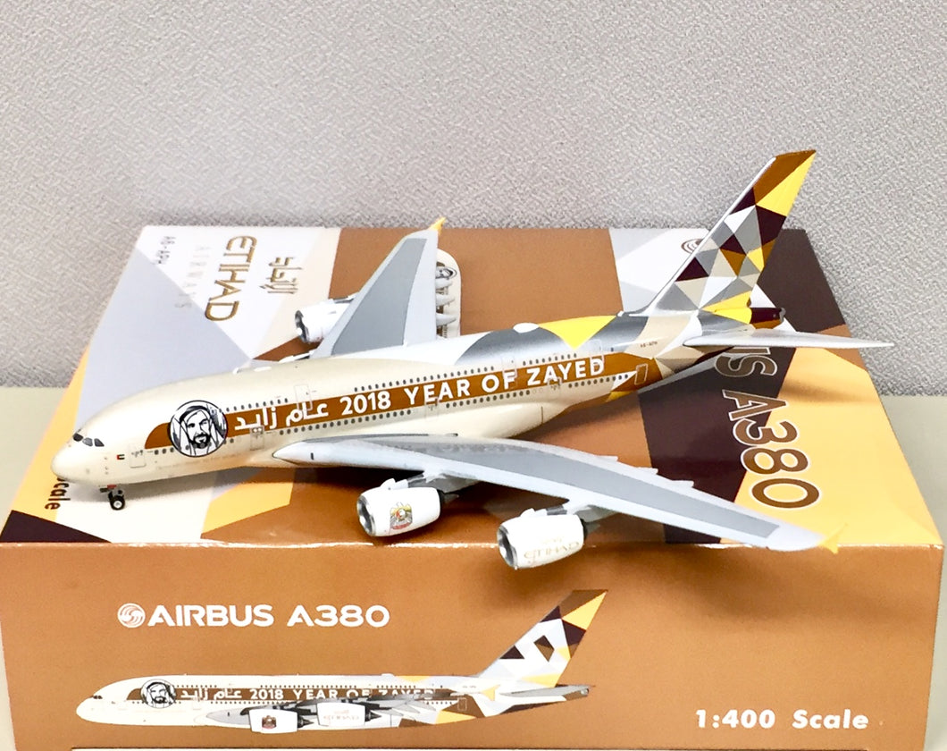 Phoenix 1/400 Etihad Airways Airbus A380 A6-APH 2018 Year of Zayed