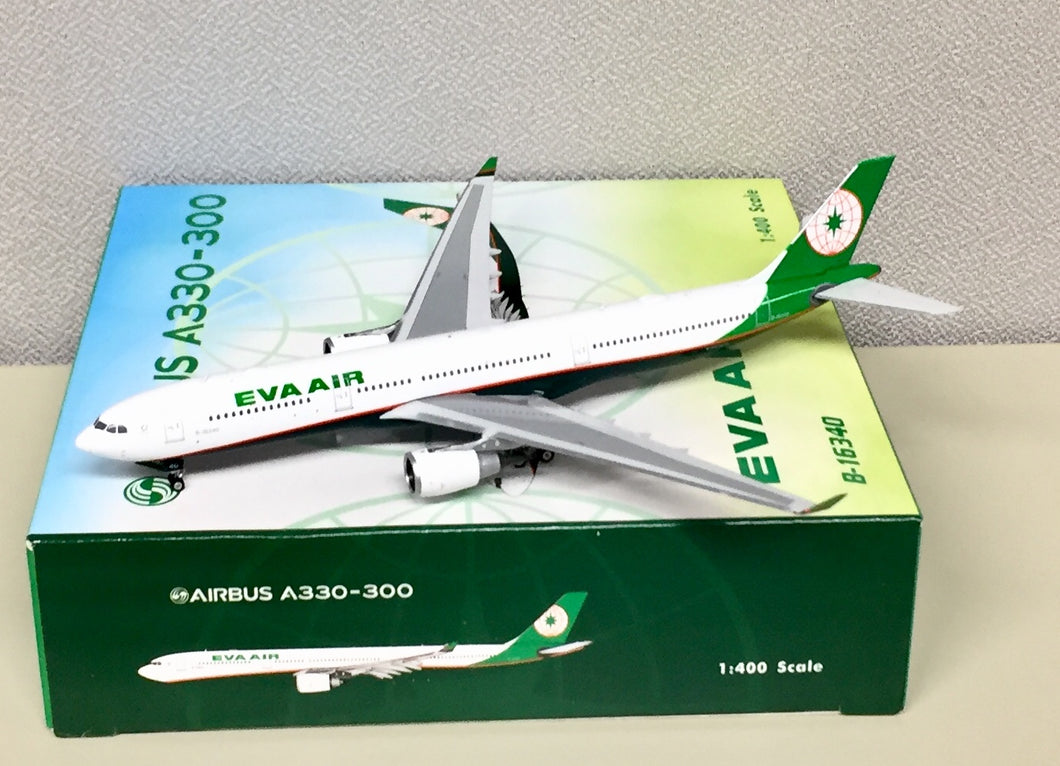 Phoenix 1/400 Eva Air Taiwan Airbus A330-300 B-16340