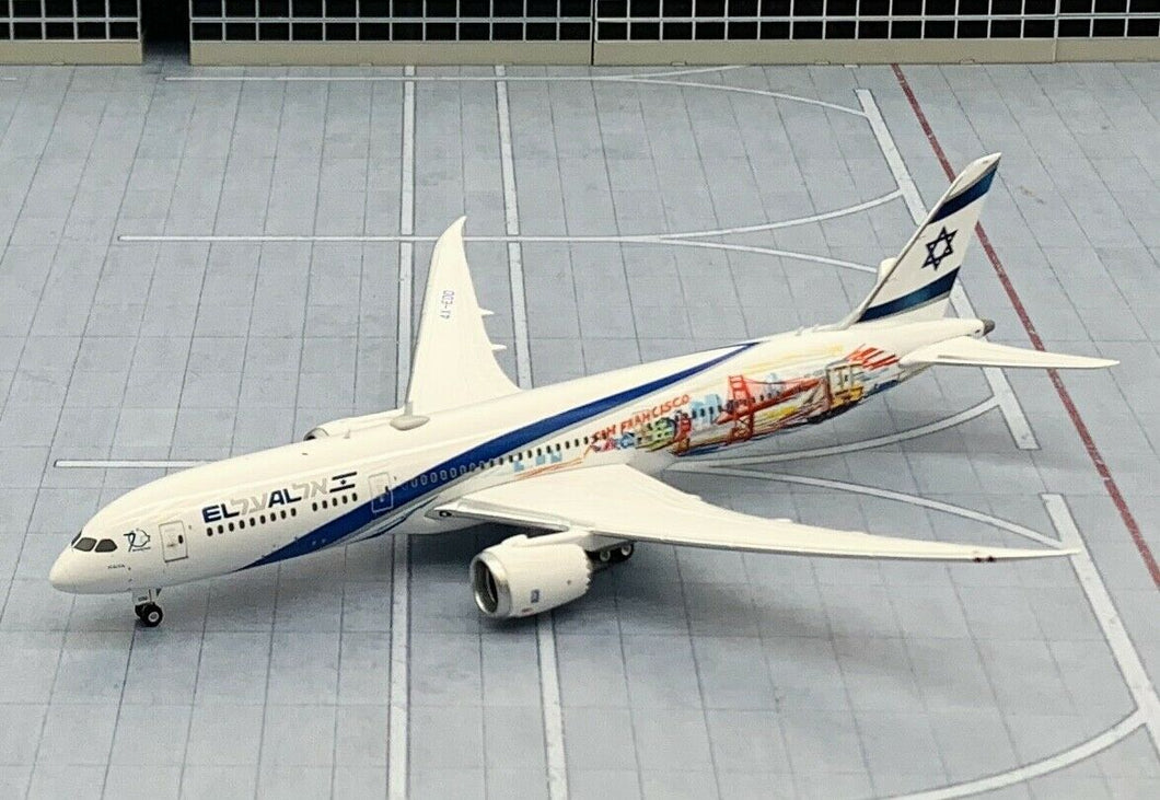 Phoenix 1/400 El Al Israel Boeing 787-9 4X-EDD San Francisco diecast metal model