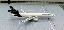 Load image into Gallery viewer, Gemini Jets 1/400 Lufthansa Cargo McDonnell Douglas MD-11F D-ALCD
