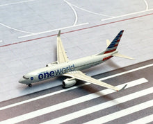 Load image into Gallery viewer, Gemini Jets 1/400 American Airlines Boeing 737-800 One World N837NN
