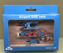 Load image into Gallery viewer, JC Wings 1/200 KLM GSE airport ground vehicle set xx2021
